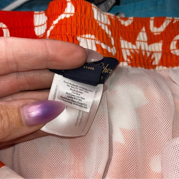 Brooks Brothers Swim Shorts‎ Trunks Vacation Poolside Watersports Ocean Beach - Picture 5 of 12